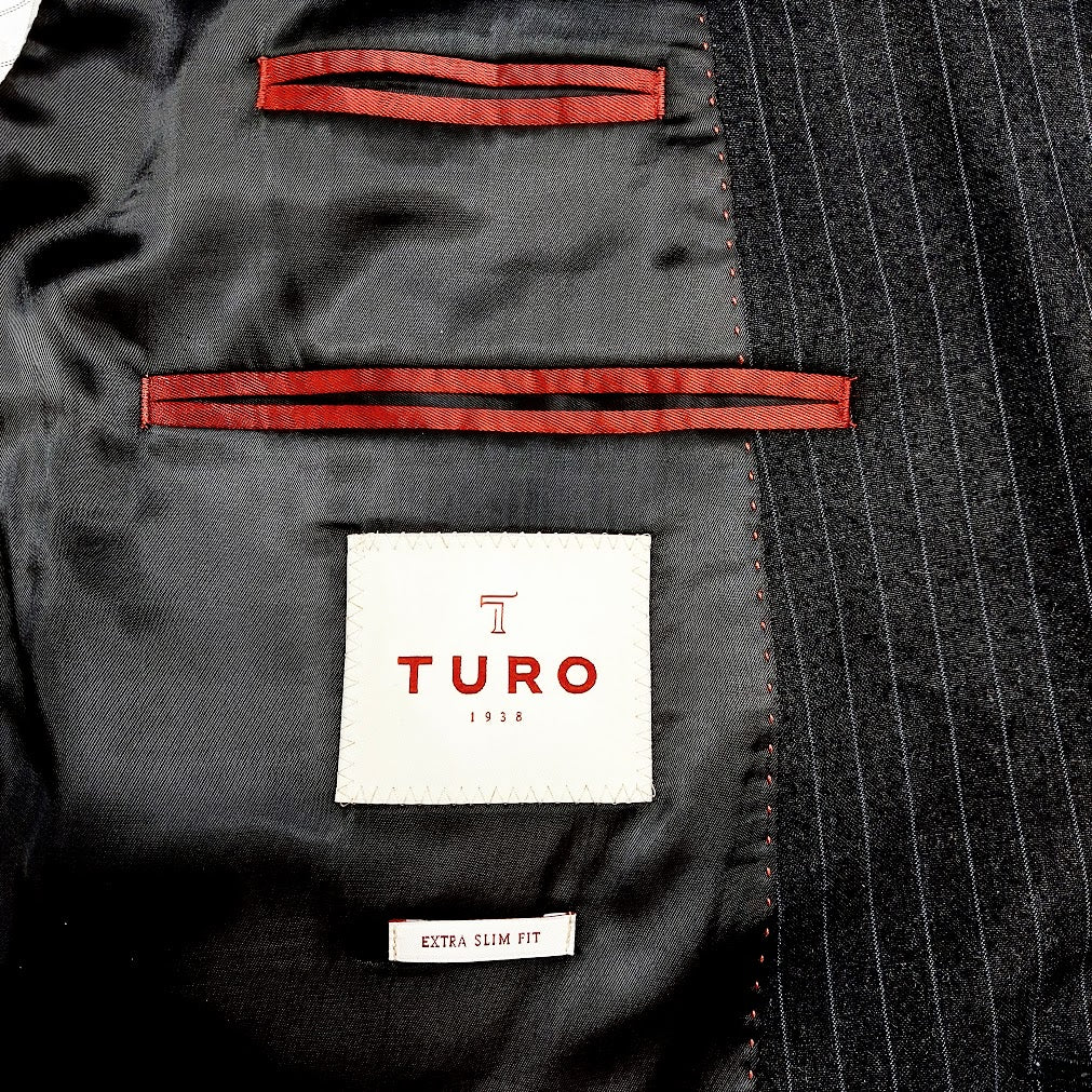 Turo Extra Slim Fit Dario puvuntakki koko 56 - Image 5
