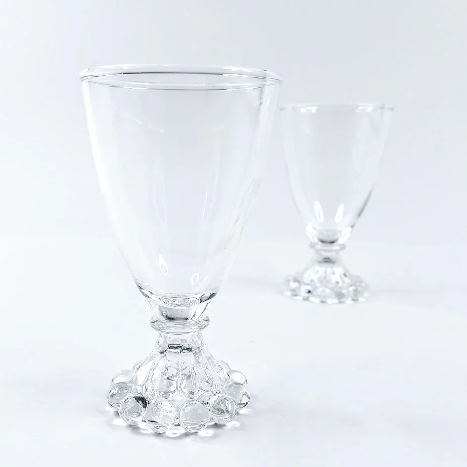 Vintage Clear Boopie Juice viinilasit 2kpl - Image 2